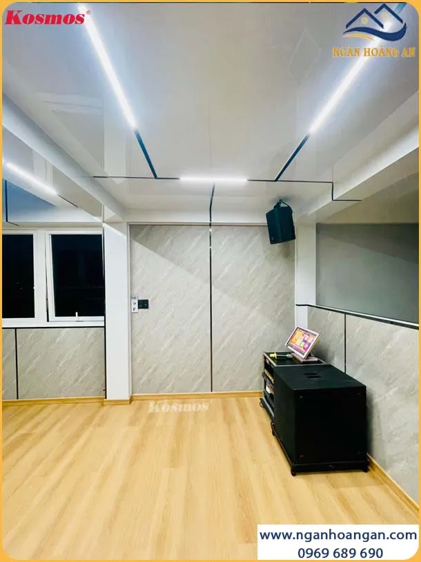 Ốp Tường Than Tre Vân Bê Tông Hiệu Ứng Ánh Kim Xi Măng Xám Kosmos TT-835 Ốp Tường Than Tre Vân Bê Tông Hiệu Ứng Ánh Kim Xi Măng Xám Kosmos TT-835