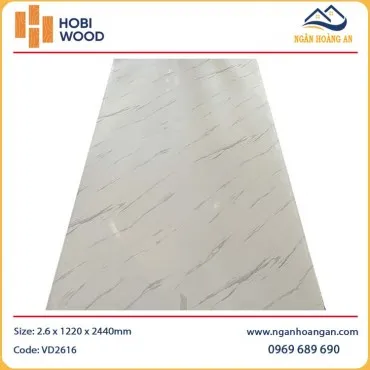 Ốp Tường Tấm Nhựa PVC Giả Đá Vân Mây HobiWood VD2616