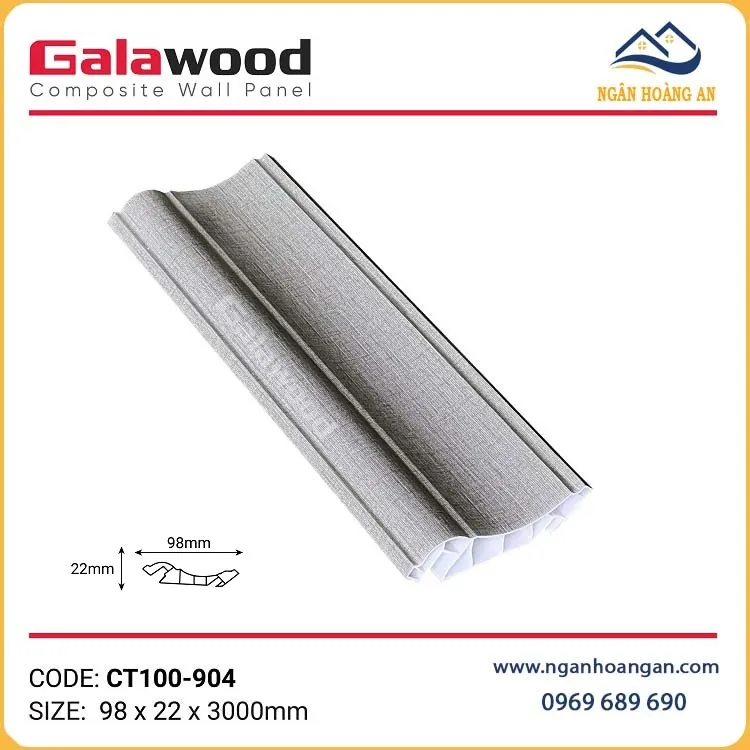 Phào Cổ Trần Nhựa Giả Vân Vải Galawood CT100-904