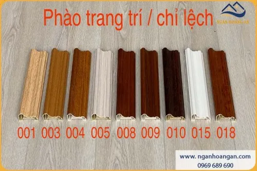 Phào Chỉ Lệch Trang Trí Nhựa Giả Gỗ Kosmos VC70X30 