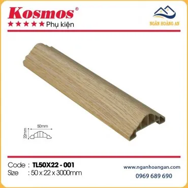 Phào Chỉ Lưng Tường Trần Kosmos TL50x22-001 Giả Vân Gỗ