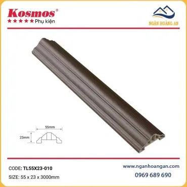 Phào Chỉ Lưng Tường Trần Kosmos TL55x23-010 Giả Gỗ