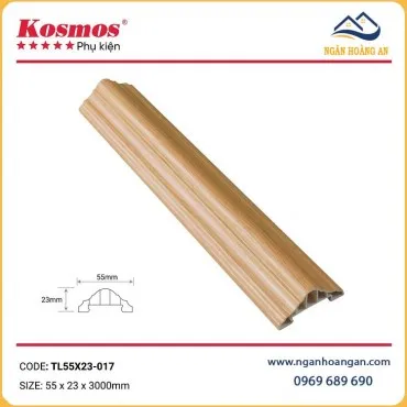 Phào Chỉ Lưng Tường Trần Kosmos TL55x23-017 Giả Gỗ