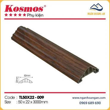 Phào Chỉ Lưng Tường Trần Tường Kosmos TL50x22-009 Giả Gỗ