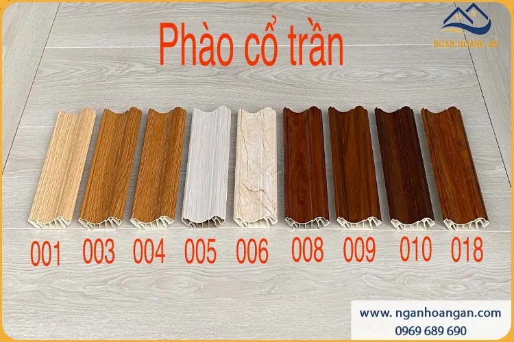 Phào Cổ Trần CT100X26 Nhựa Giả Gỗ Kosmos