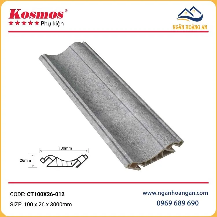 Phào Cổ Trần Nhựa Giả Bê Tông Kosmos CT100x26-012