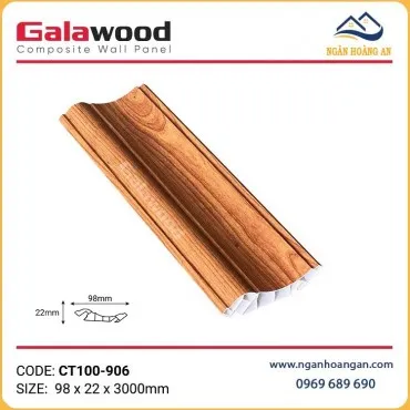 Phào Cổ Trần Nhựa Giả Gỗ Galawood CT100-906
