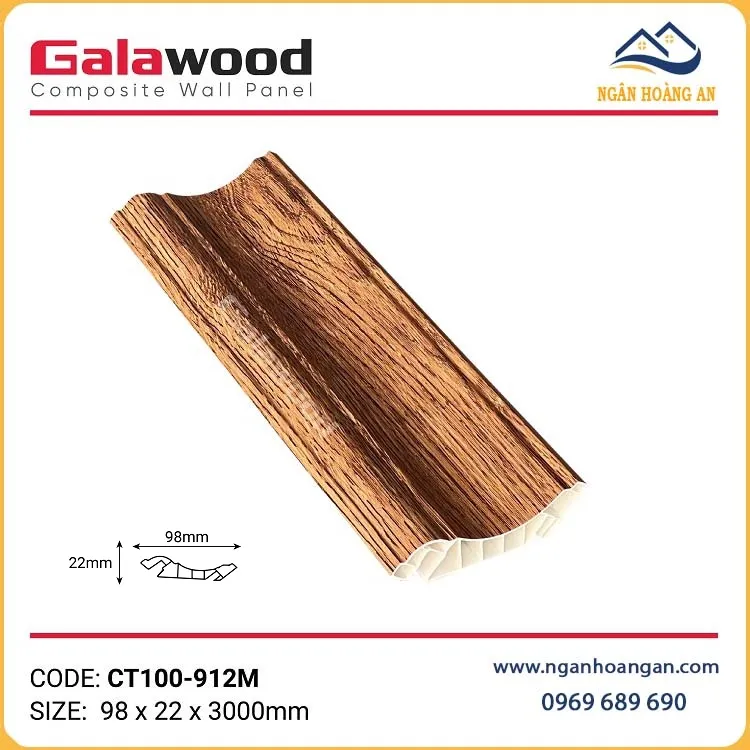 Phào Cổ Trần Nhựa Giả Gỗ Galawood CT100-912M Phào Cổ Trần Nhựa Giả Gỗ Galawood CT100-912M