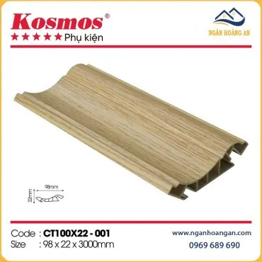 Phào Cổ Trần Nhựa Giả Gỗ Kosmos CT100x22-001
