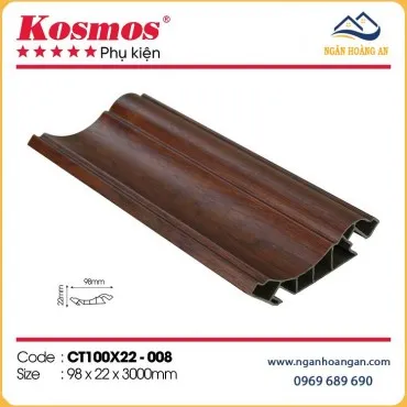 Phào Cổ Trần Nhựa Giả Gỗ Kosmos CT100x22-008