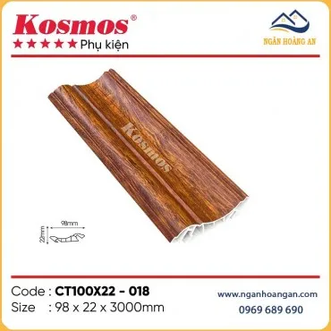 Phào Cổ Trần Nhựa Giả Gỗ Kosmos CT100x22-018