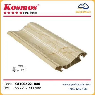Phào Cổ Trần Nhựa Giả Vân Đá Kosmos CT100x22-006