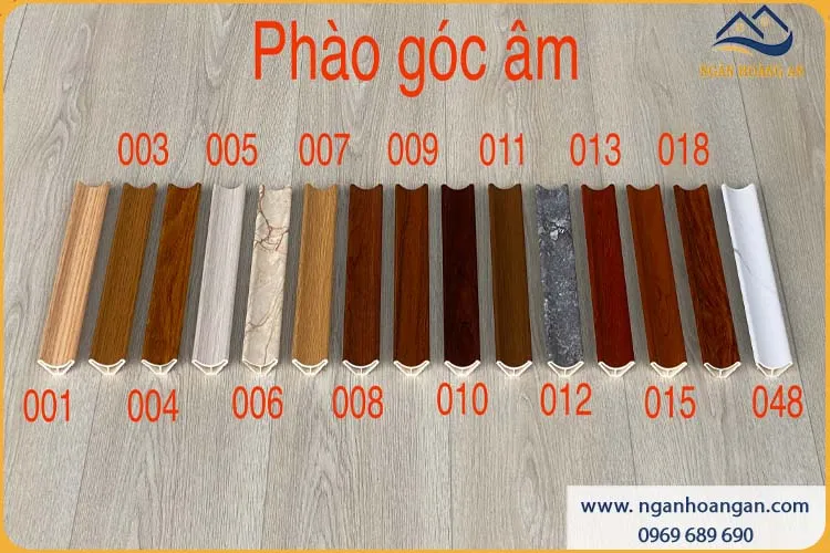 Phào Góc Âm GA40X20 Nhựa Giả Gỗ Kosmos Phào Góc Âm GA40X20 Nhựa Giả Gỗ Kosmos