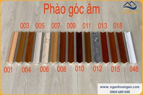 Phào Góc Âm GA40X20 Nhựa Giả Gỗ Kosmos