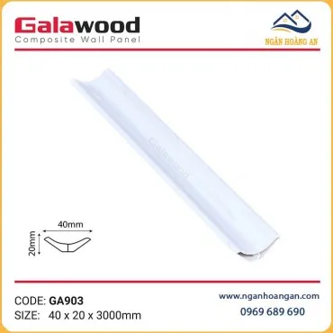 Phào Góc Âm Galawood GA903 Màu Trắng Vân Đá