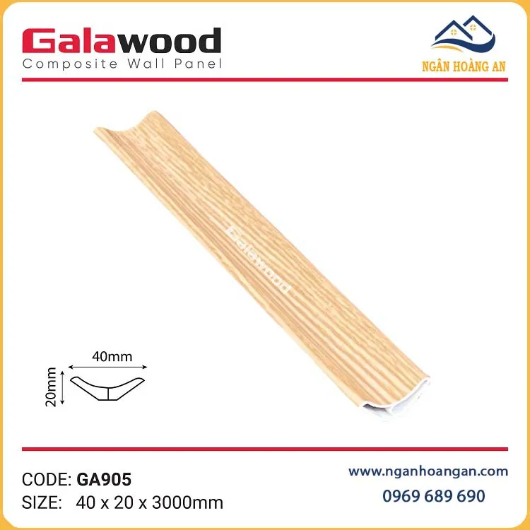 Phào Góc Âm Galawood GA905 Nhựa Giả Gỗ Phào Góc Âm Galawood GA905 Nhựa Giả Gỗ