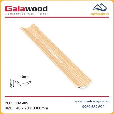 Phào Góc Âm Galawood GA905 Nhựa Giả Gỗ