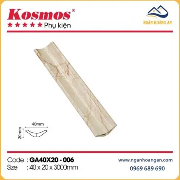 Phào Góc Âm Giả Vân Đá Kosmos GA40X20-006