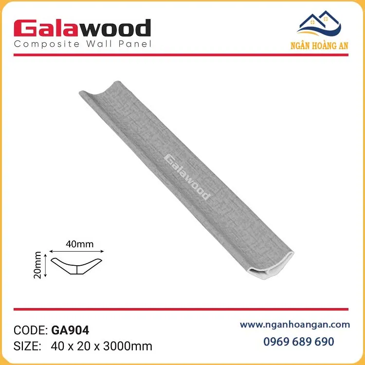 Phào Góc Âm Giả Vân Vải Galawood GA904