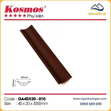Phào Góc Âm Nhựa Giả Gỗ Kosmos GA40X20-010