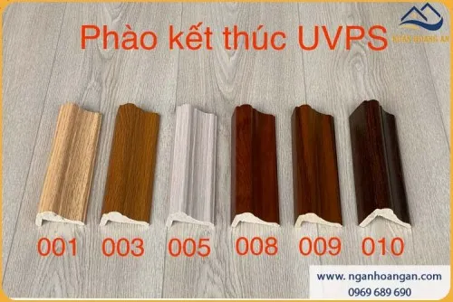 Phào Kết Thúc Trang Trí Nhựa Giả Gỗ Kosmos UVPS