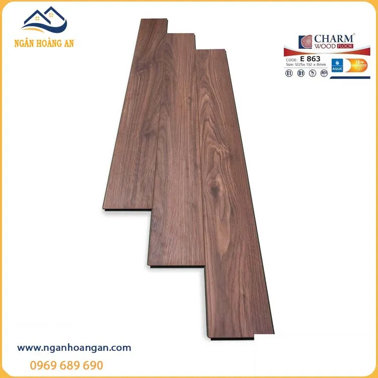 Sàn Gỗ Charmwood Việt Nam E863 Dày 8mm