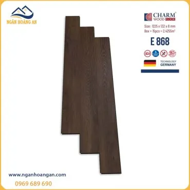 Sàn Gỗ Charmwood Việt Nam E868 Dày 8mm 