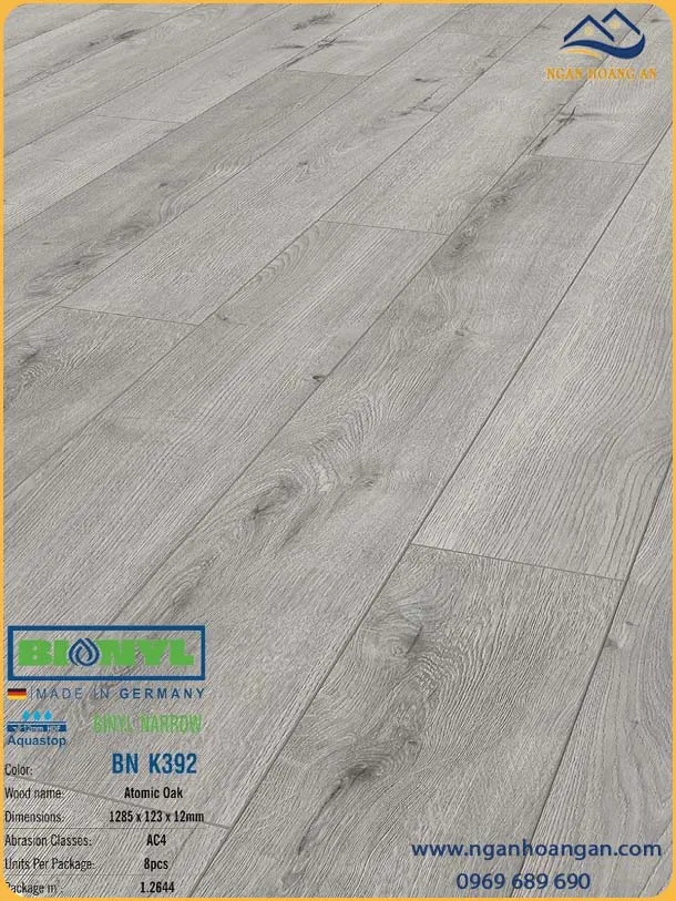 Sàn Gỗ Công Nghiệp Binyl Đức BN K392 Dày 12mm