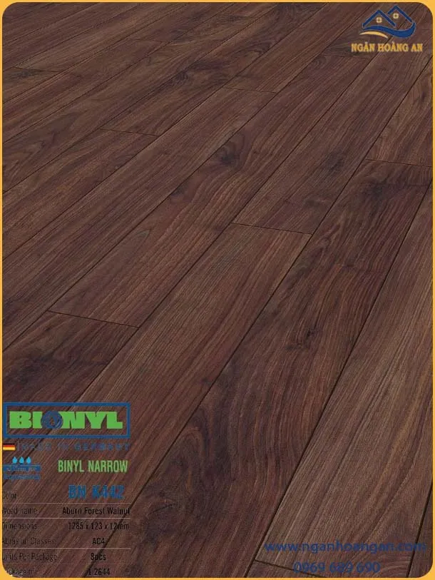 Sàn Gỗ Công Nghiệp Binyl Đức BN K442 Dày 12mm