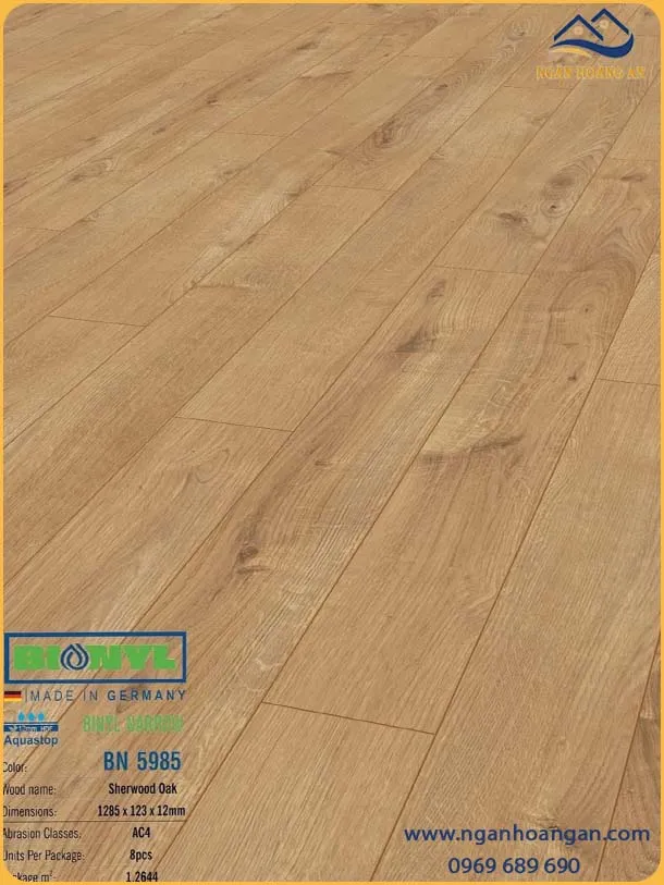 Sàn Gỗ Công Nghiệp Binyl Đức BN5985 Dày 12mm Sàn Gỗ Công Nghiệp Binyl Đức BN5985 Dày 12mm