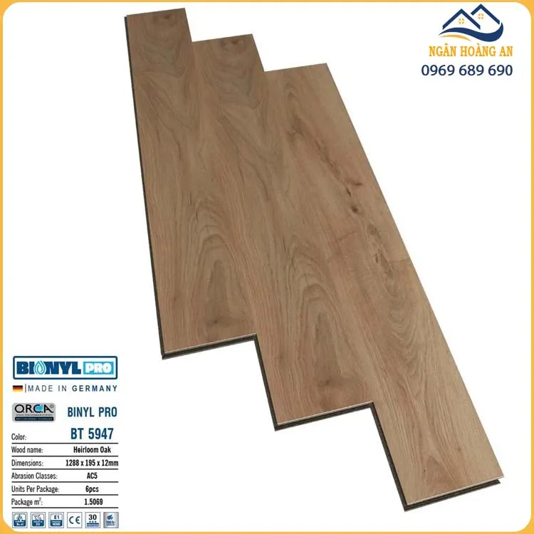 Sàn Gỗ Công Nghiệp Binyl Đức Cốt Đen BT5947 Dày 12mm Sàn Gỗ Công Nghiệp Binyl Đức Cốt Đen BT5947 Dày 12mm