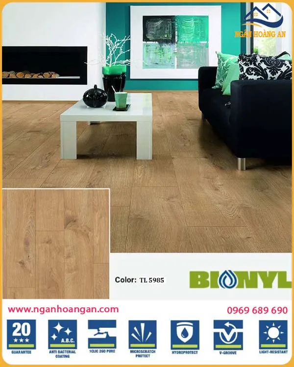 Sàn Gỗ Công Nghiệp Binyl Đức TL5985 Dày 8mm Sàn Gỗ Công Nghiệp Binyl Đức TL5985 Dày 8mm