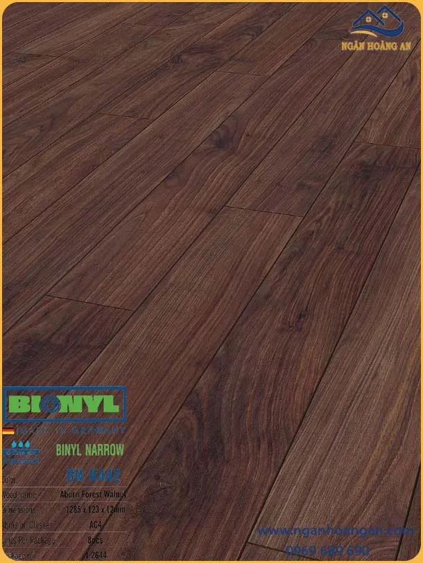 Sàn Gỗ Công Nghiệp Binyl Đức TLK442 Dày 8mm Sàn Gỗ Công Nghiệp Binyl Đức TLK442 Dày 8mm