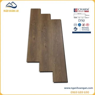 Sàn Gỗ Công Nghiệp Charmwood D50 Dày 12mm