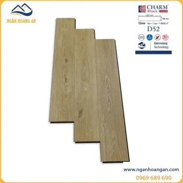 Sàn Gỗ Công Nghiệp Charmwood D52 Dày 12mm