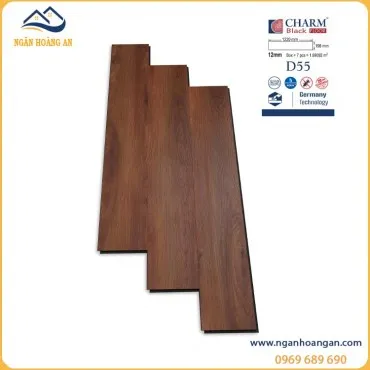 Sàn Gỗ Công Nghiệp Charmwood D55 Dày 12mm