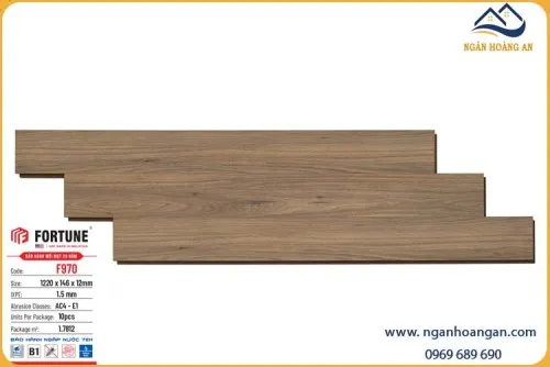 Sàn Gỗ Công Nghiệp Fortune Malaysia F970 12mm