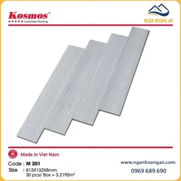 Sàn Gỗ Công Nghiệp Kosmos M201 Dày 8mm