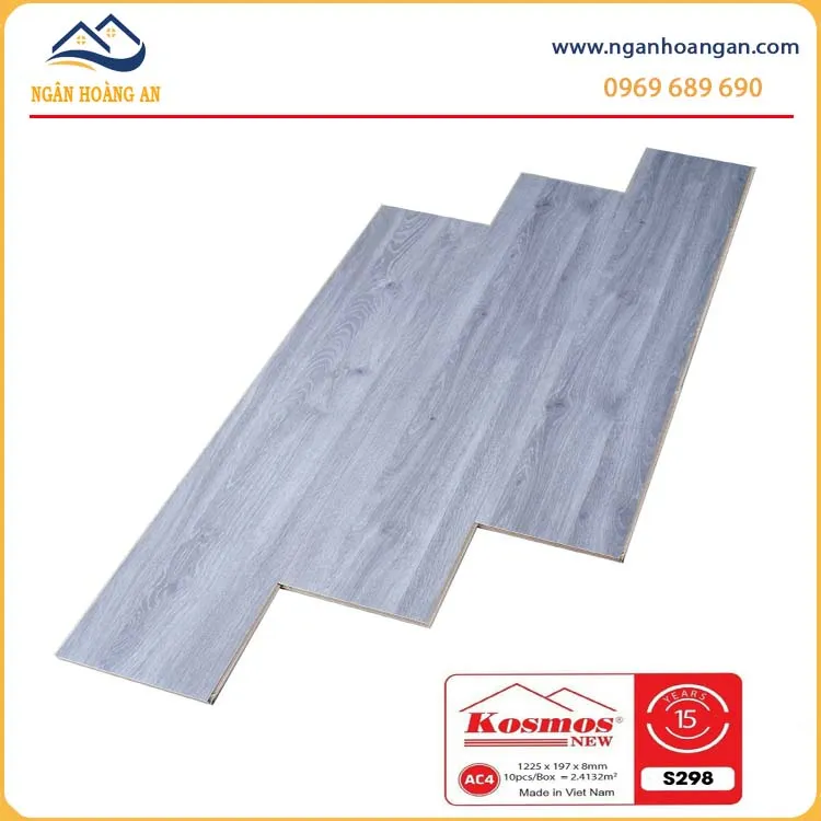 Sàn Gỗ Công Nghiệp Kosmos 8mm S298
