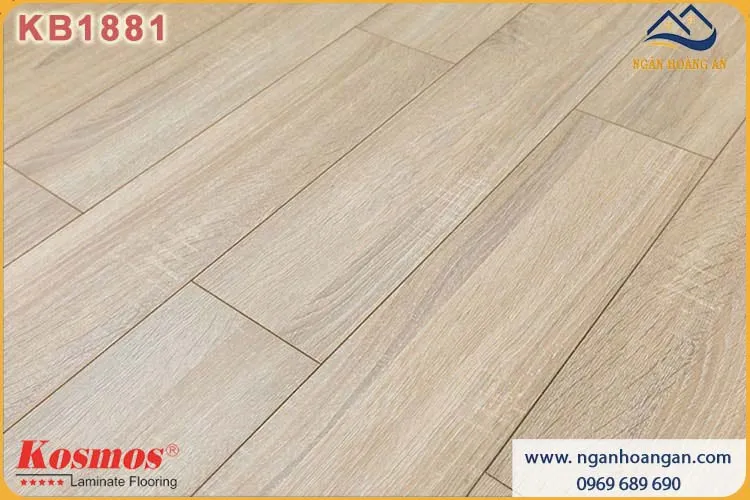 Sàn Gỗ Công Nghiệp Kosmos KB1881 Dày 12mm Sàn Gỗ Công Nghiệp Kosmos KB1881 Dày 12mm