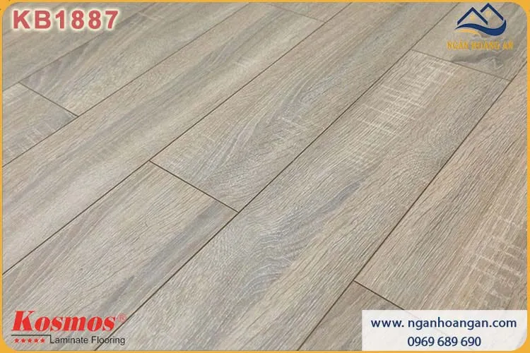 Sàn Gỗ Công Nghiệp Kosmos KB1887 Dày 12mm