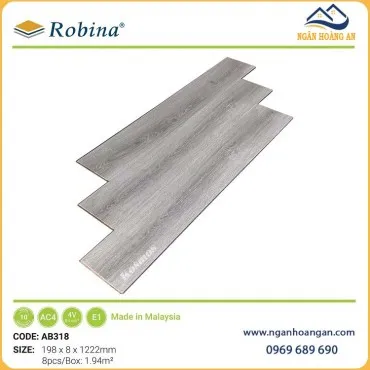 Sàn Gỗ Công Nghiệp Malaysia Robina AB318 8mm
