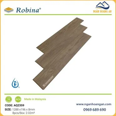 Sàn Gỗ Công Nghiệp Malaysia Robina Aqua AQ2359 8mm