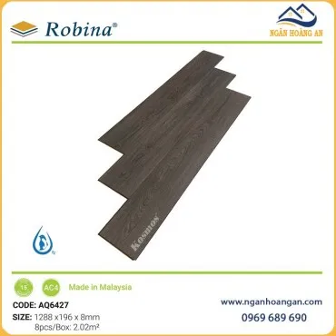 Sàn Gỗ Công Nghiệp Malaysia Robina Aqua AQ6427 8mm