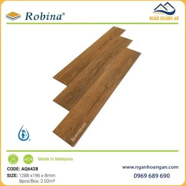 Sàn Gỗ Công Nghiệp Malaysia Robina Aqua AQ6428 8mm