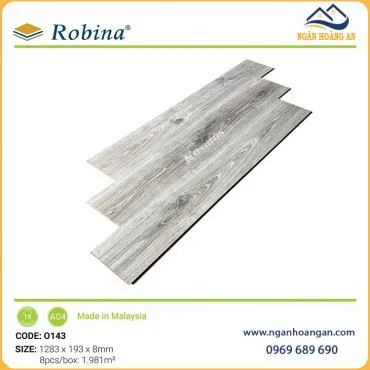 Sàn Gỗ Công Nghiệp Malaysia Robina O143 8mm