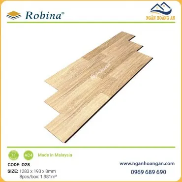 Sàn Gỗ Công Nghiệp Malaysia Robina O28 8mm