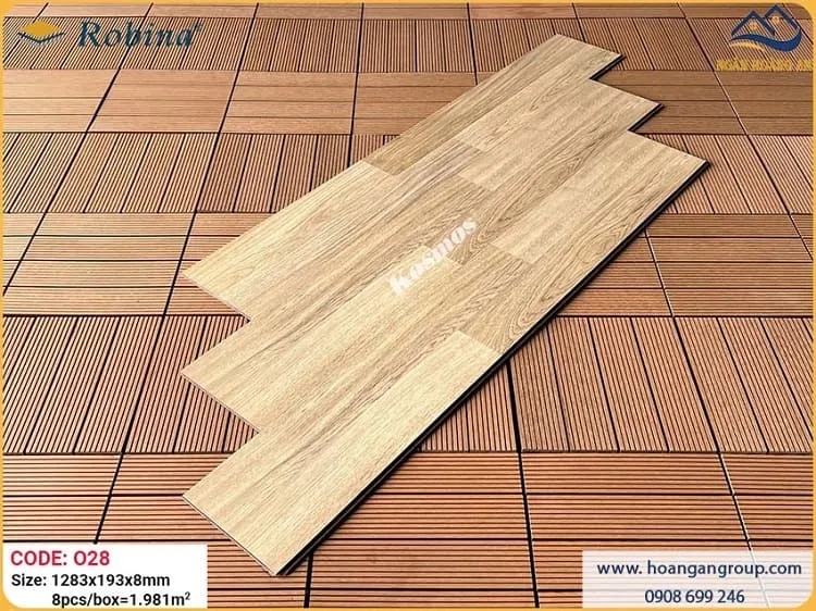 Sàn Gỗ Công Nghiệp Malaysia Robina O28 8mm