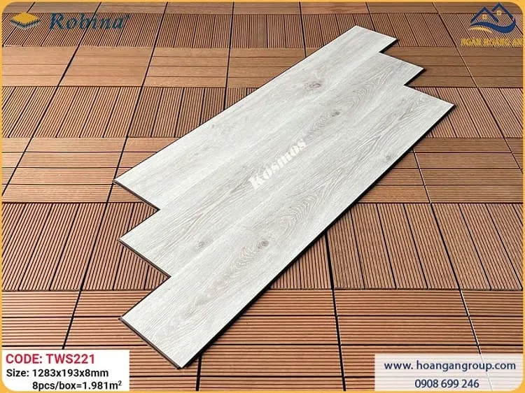 Sàn Gỗ Công Nghiệp Malaysia Robina TWS221 8mm