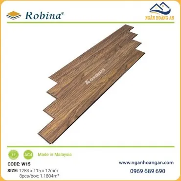 Sàn Gỗ Công Nghiệp Malaysia Robina W15 12mm 